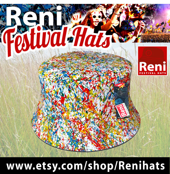 Reni Festival Bucket Hat Roses