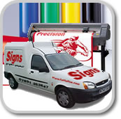 Van signs vehicle car graphics in Chester